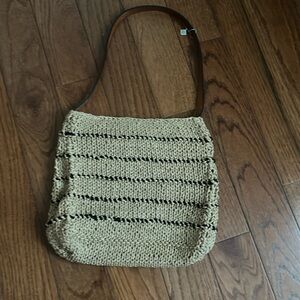 Y2K The Sak Beach Straw Handbag